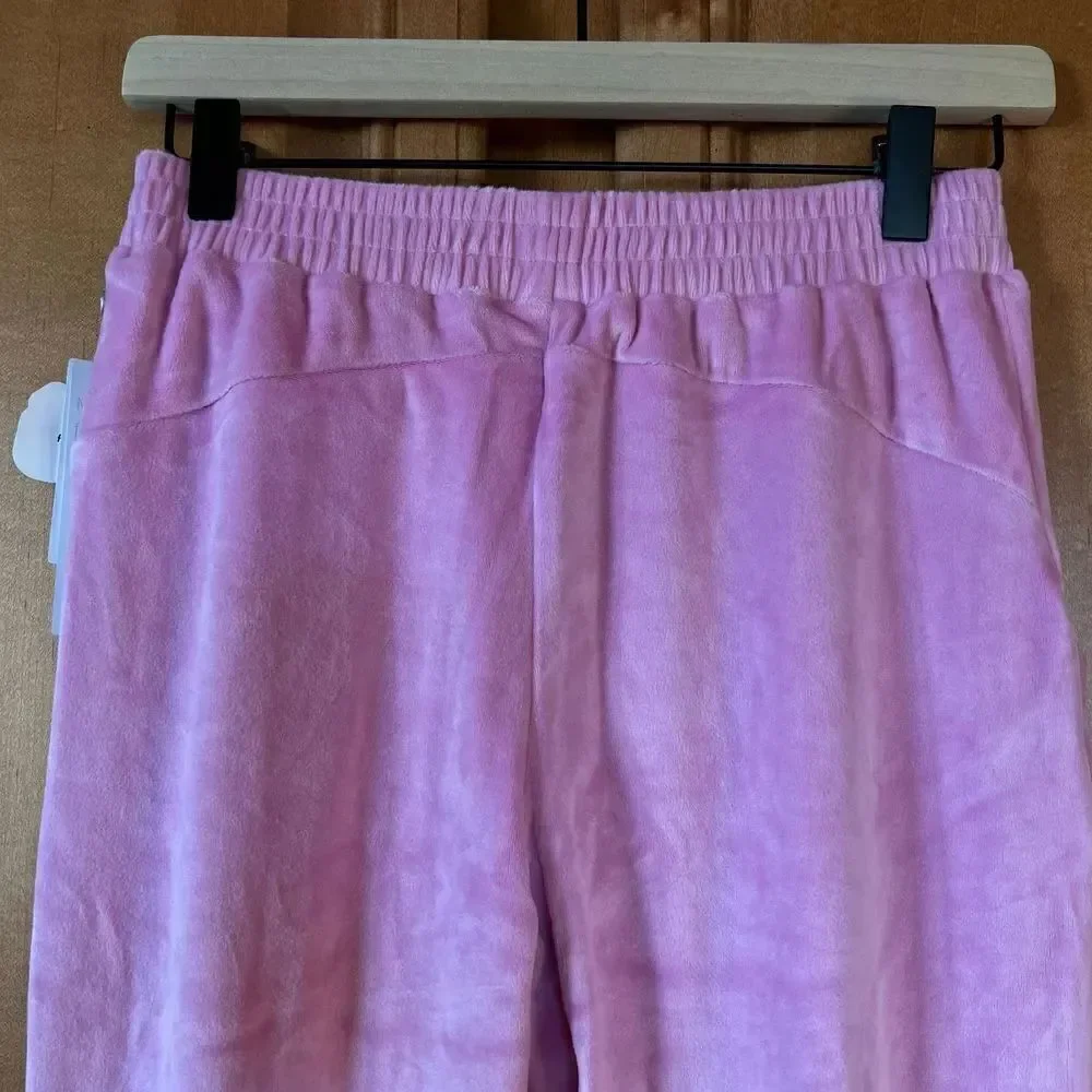 Zella Pink Velour Sweat Lounge Pants for Girls size L